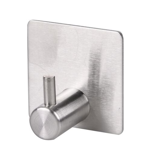 "Set of 8pcs metal hook-Silver Material:iron 430 stainless steel 201 Size:4.5cm Thickness:1.2mm Weight :400g(Set)                                 Max bearing weight: 2-2.5kg" image number 1