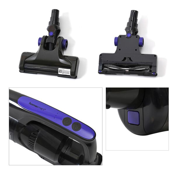 Multifunktionaler kabelloser Staubsauger, 2 in 1 Stiel und Handstaubsauger, 110x25x17 cm, Lila image number 10