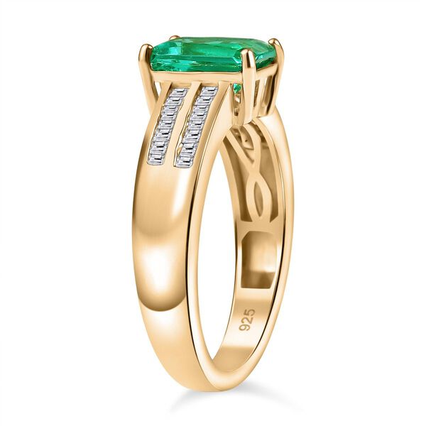 AAA Socoto Smaragd und Diamant Ring - 1,80 ct. image number 5