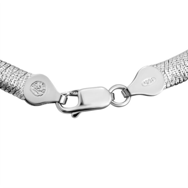 Flaches Fischgr&auml;ten-Armband, 19 cm - 5,29g image number 1