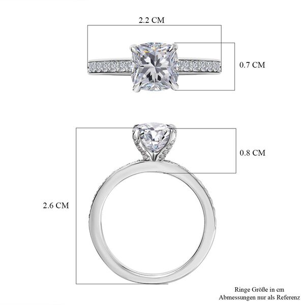 Moissanit Ring - 1,95 ct. image number 5