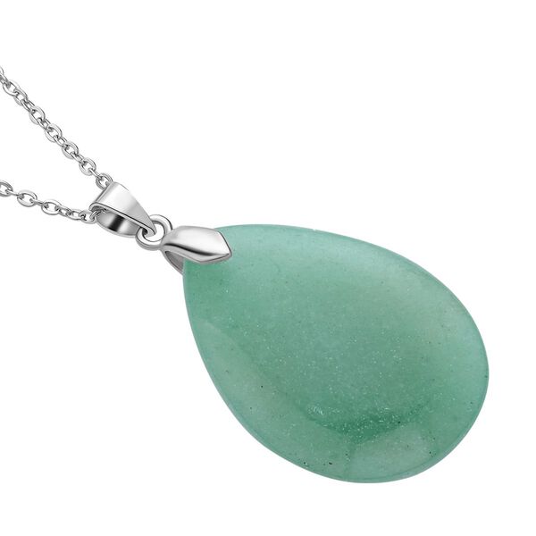 Gr&uuml;ner Aventurin, Lebensbaum Anh&auml;nger mit Kette image number 4