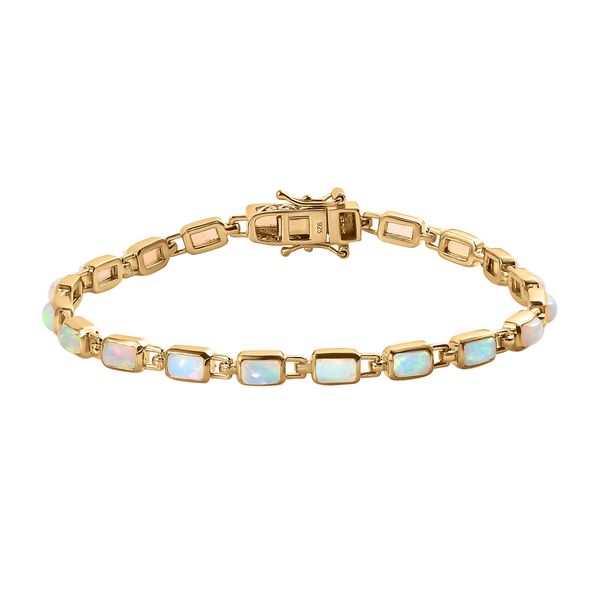Natürliches, äthiopisches Welo Opal-Armband, 19 cm image number 0