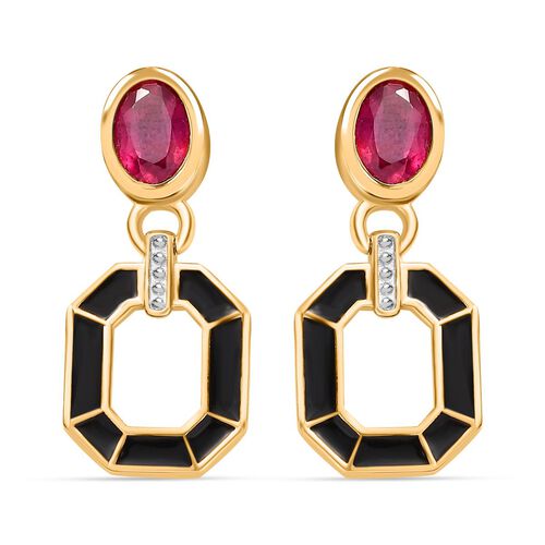 Afrikanische Rubin-Ohrringe - 2,24 ct. image number 0