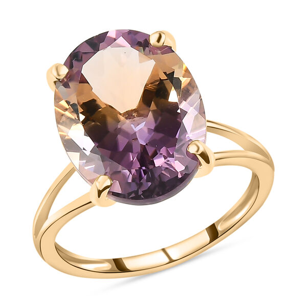 AA Premium Ametrin-Ring, 375 Gelbgold  ca. 9,28 ct image number 4