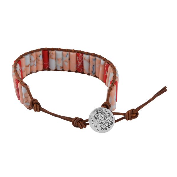 Imperial Jaspis Armband ca. 19 cm Schwarz oxidiert ca. 70.00 ct image number 4