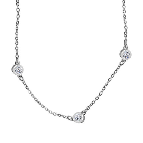 LUXURIANT DIAMOND- SI-GH Labor Diamant Armband, 18cm, 925 Silber platiniert - 0,25 ct. image number 0