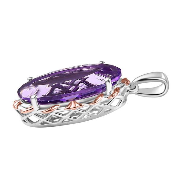 AA Rose De France Amethyst Anhänger - 8,31 ct. image number 4