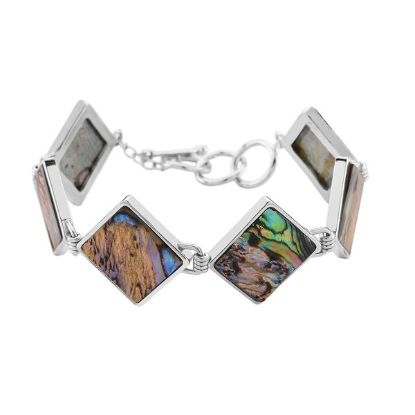 Abalone Muschel Armband ca. 19 cm mit 2.5 cm extender, Reine Legierung image number 0