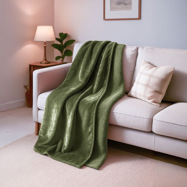 Luxuriöse Mikroflanell-Decke, 550 GSM, Superweich und Kuschelig, 150 x 200 cm, Kupfer
Luxuriöse Mikroflanell-Decke, 550 GSM, Superweich und Kuschelig, 150 x 200 cm, Salbeigrün image number 0