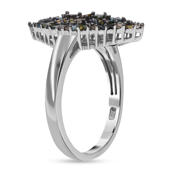 Nat&uuml;rlicher mehrfarbiger Diamant-Ring - 1 ct. image number 4