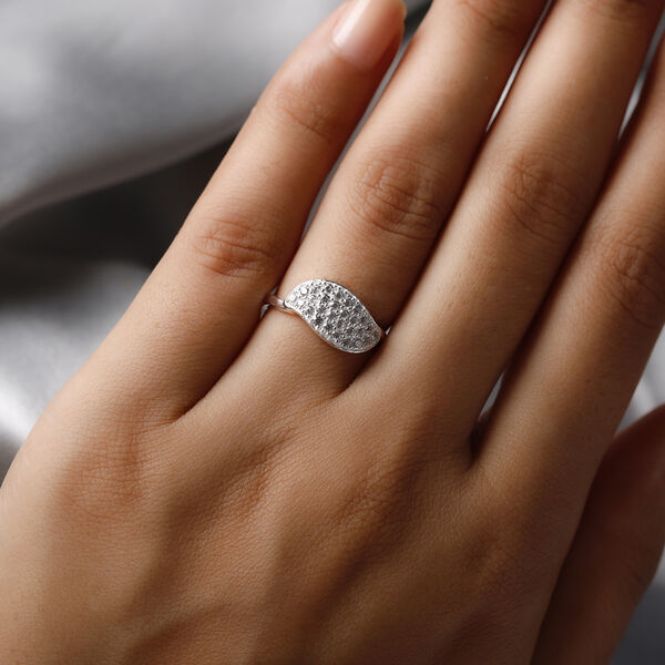 LUSTRO STELLA Wei&szlig;er Zirkonia Ring 925 Silber  ca. 0,79 ct image number 3