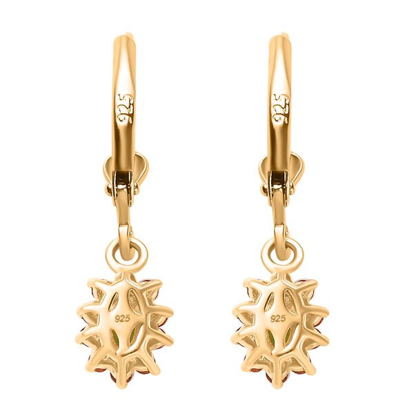 AA Tsavorite und Spessartin Granat Ohrringe - 0,82 ct. image number 6