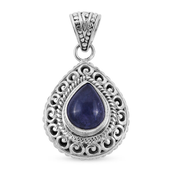 Royal Bali Kollektion - Tansanit Anh&auml;nger 925 Silber ca. 4,10 ct