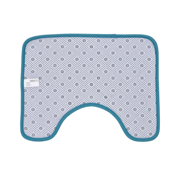 2er-Set Flanell gepr&auml;gtes Matten Set mit Memory Foam Futter, Gr&ouml;&szlig;e 50x80+50x40 cm, Blaugr&uuml;n image number 6