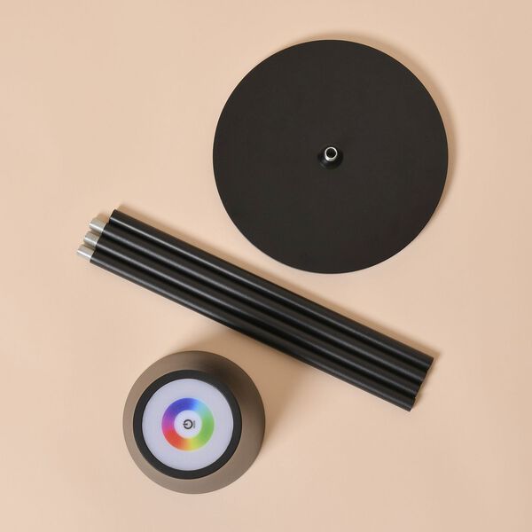 Kabellose Stehlampe mit Touch-Steuerung, Schwarz, 18x118 cm image number 6