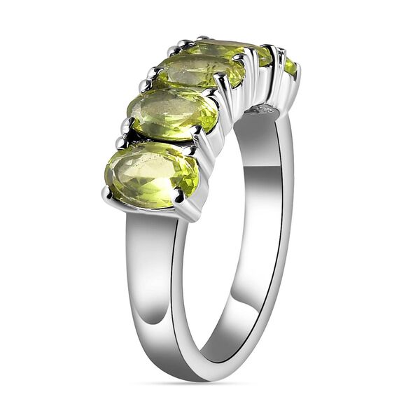 Nat&uuml;rlicher Peridot-Ring,  ca. 2,07 ct image number 5