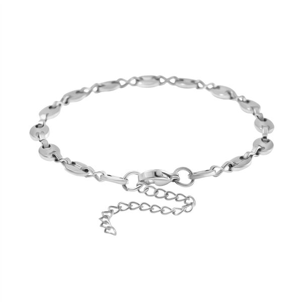 3er Set - Sehr Schick und Trendy Armbänder, Chirurgen-Edelstahl, Silberfarben image number 10