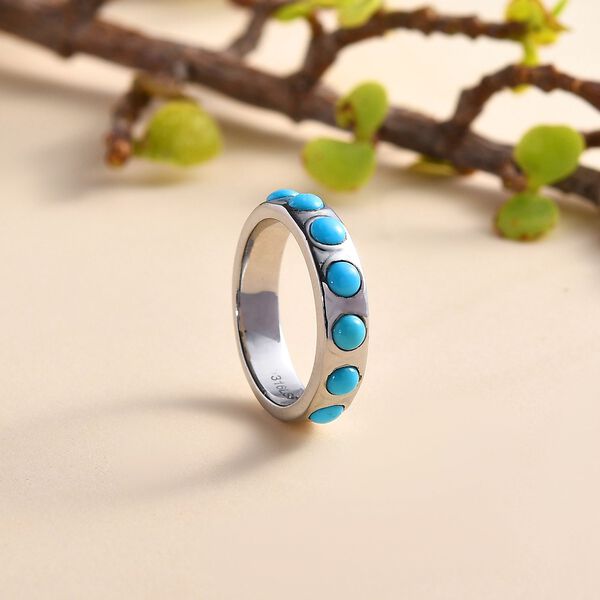 Sleeping Beauty Türkis Ring - 0,94 ct. image number 2