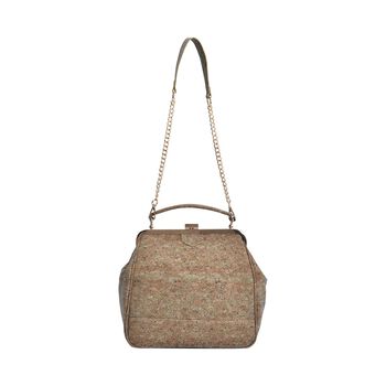 Rucksack aus Naturkork mit Schultergurt, Hellbraun