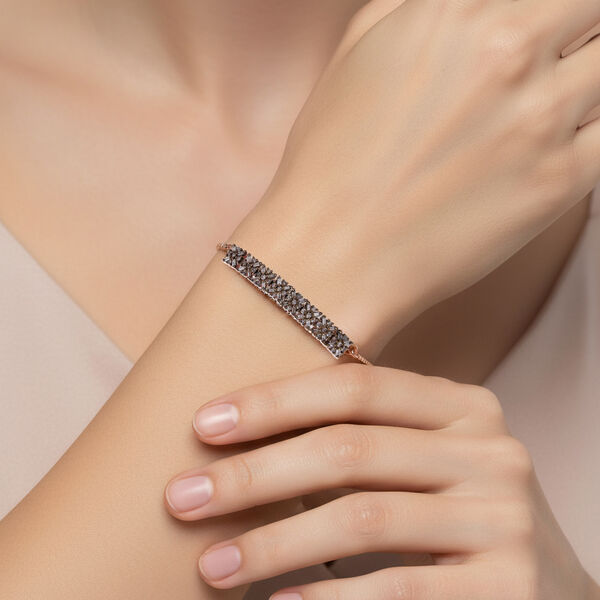 D'Joy nat&uuml;rliches Champagner Diamant 26,75cm Armband - 0,50 ct. image number 2