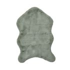 Luxury Edition: Supersoft Kunstfell Teppich, 100x180 cm, 1200 GSM, Blaugrün