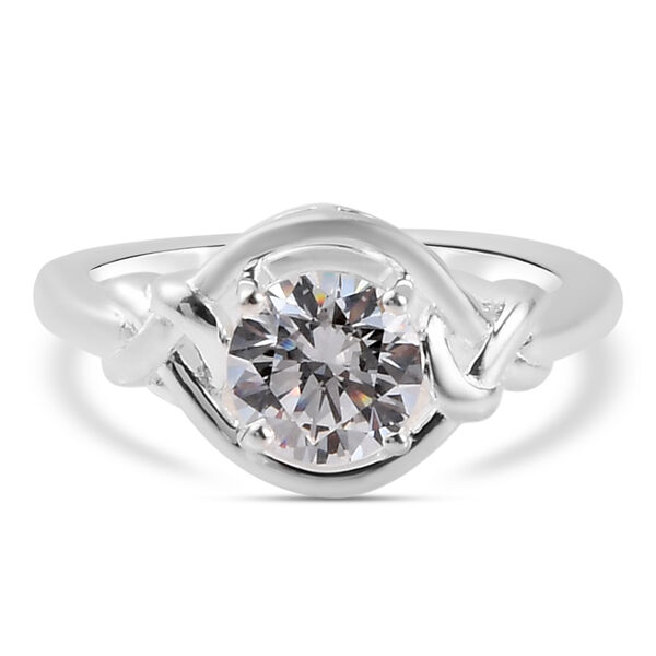 LUSTRO STELLA - feinster Zirkonia-Ring, 925 Silber  ca. 1,83 ct