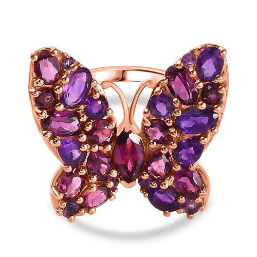 Rhodolith Granat Ring - 4,27 ct. image number 0