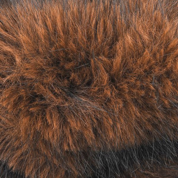 Kunstfell-Bucket-Hut, Einheitsgröße, Dunkelbraun image number 4