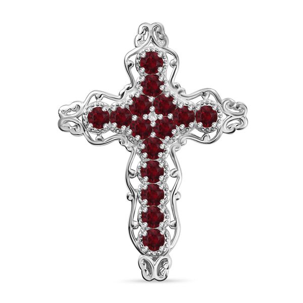 J Francis gefertigt mit SWAROVSKI- Siam Farbe Swarovski Kristall Anh&auml;nger