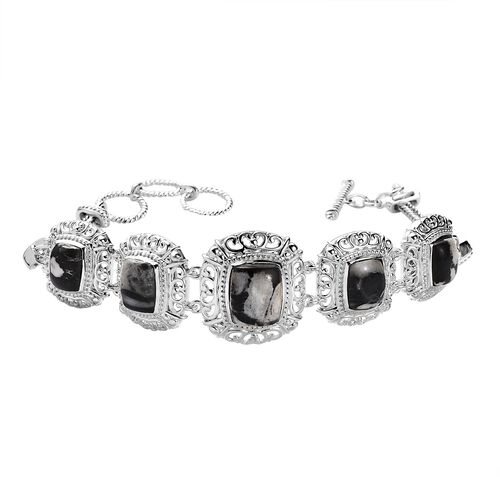 Weißes Büffel-Armband, 19cm - 17,98 ct. image number 0