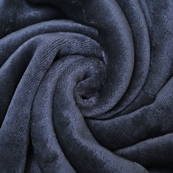 Superweiche Decke aus Sherpa und Flanell, Gr&ouml;&szlig;e 150x200 cm, Dunkelgrau-Gelb&nbsp; image number 5