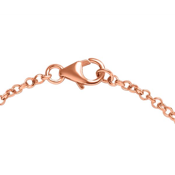 Ilakaka rosa Saphir  Armband, ros&eacute;vergoldet ca. 1.00 ct image number 4