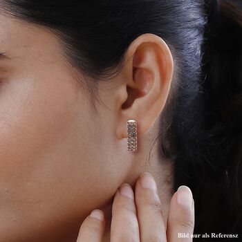 Champagner Kristall-Ohrringe - 10 ct.