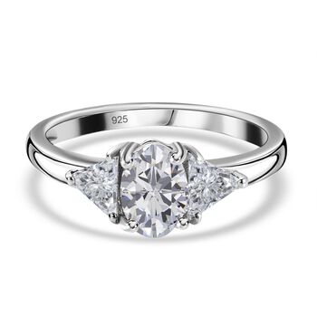 Moissanit Ring - 1,40 ct.
