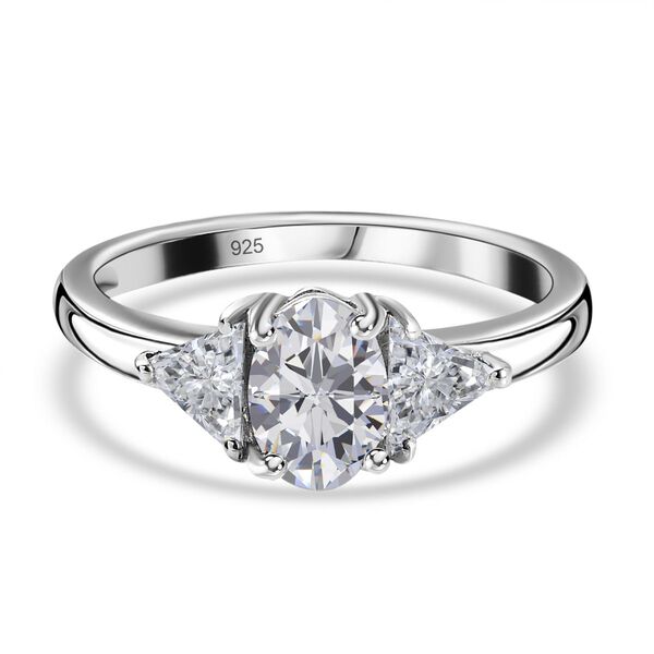 Moissanit Ring - 1,40 ct.