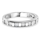 Lustro Stella Weißer Zirkonia Ring 925 Silber rhodiniert (Größe 18.00)
