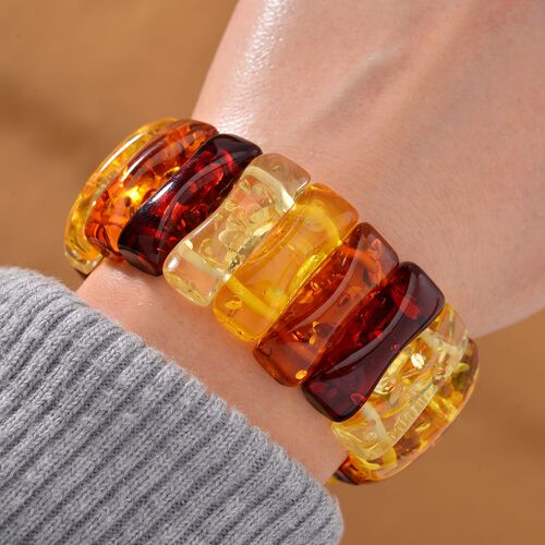 Erstellt Baltisches Bernstein Armband, flexibel image number 1