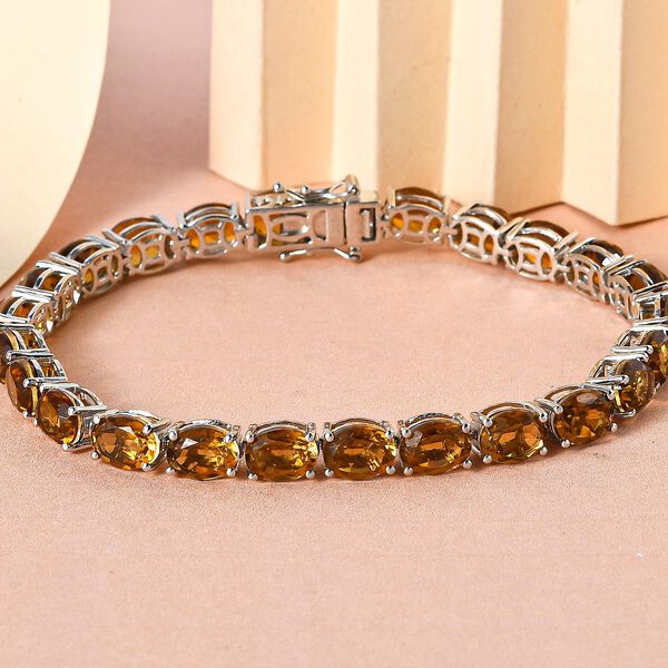 Champagner Triplett Quarz Armband - 31,31 ct. image number 2