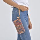 Brieftasche aus Naturkork mit doppelten Fächern und RFID Schutz, 19x10x4 cm, Patchwork image number 2