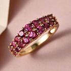 Rubellit Cluster Ring - 1,18 ct. image number 1