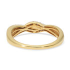 Diamant-Ring, 925 Silber vergoldet  ca. 0,17 ct image number 4