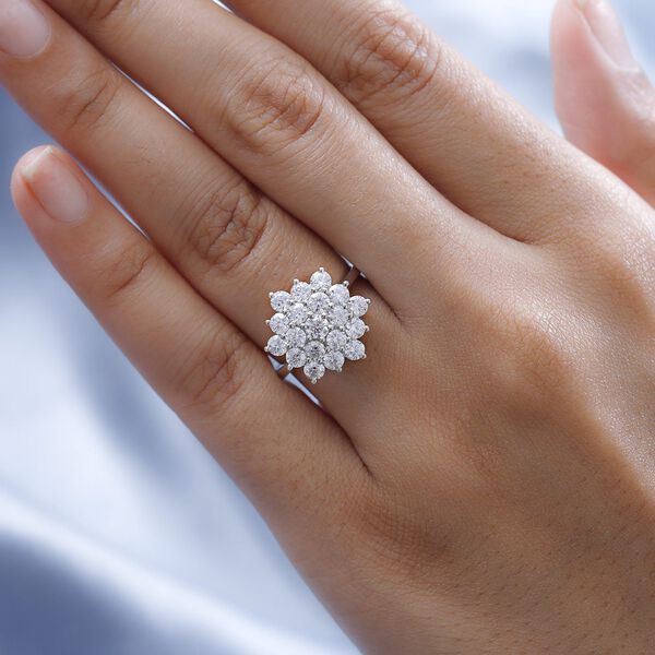 Funkelnde Königin- Moissanit Ring- 2,09 ct. image number 8