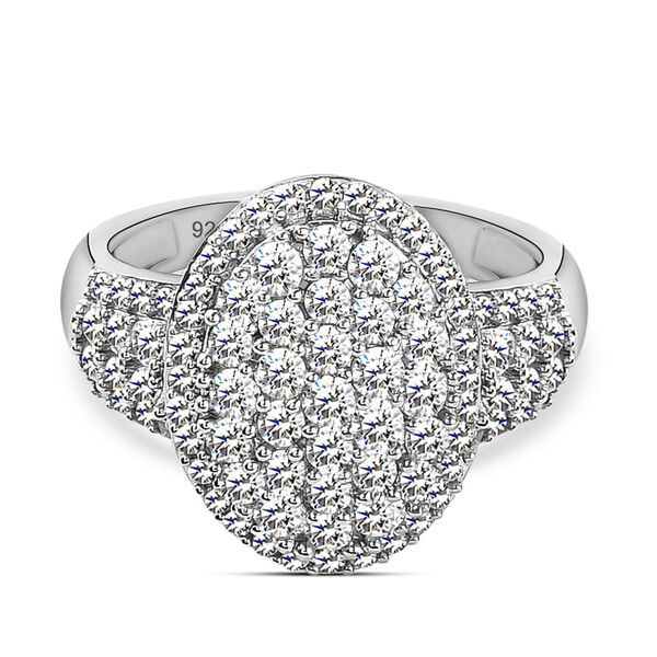 Moissanit Ring - 1,17 ct.