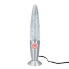 HOMESMART - dekorative Glitzerlampe mit entspannendem Lichtspiel, Höhe 33,5 cm, Transparent image number 1