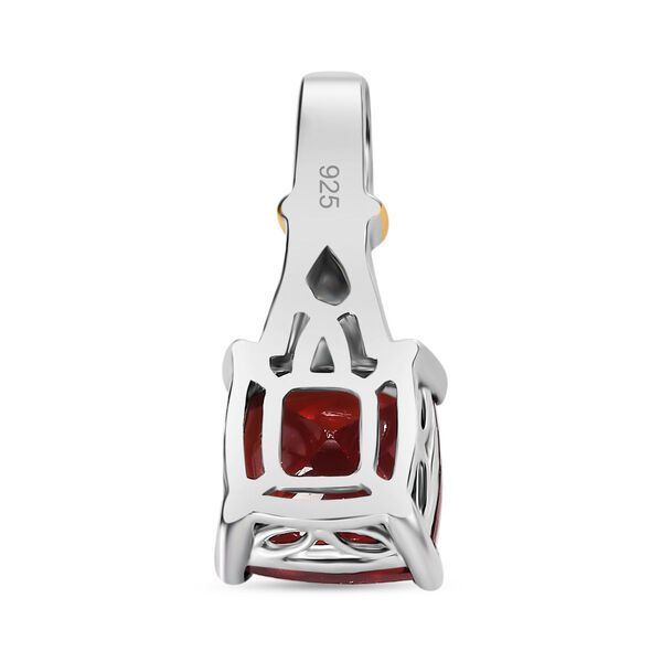 Labor Padparadscha Saphir und Zirkon Anh&auml;nger - 3,56 ct. image number 5