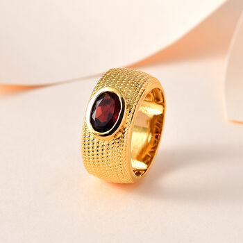 Roter Granat-Ring
