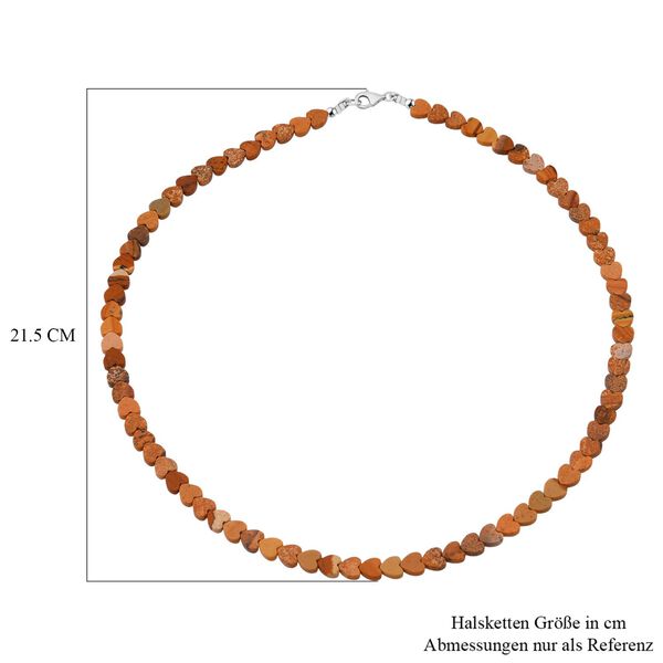 Bild Jasper Halskette ca. 45 cm 925 Silber ca. 63.50 ct image number 5