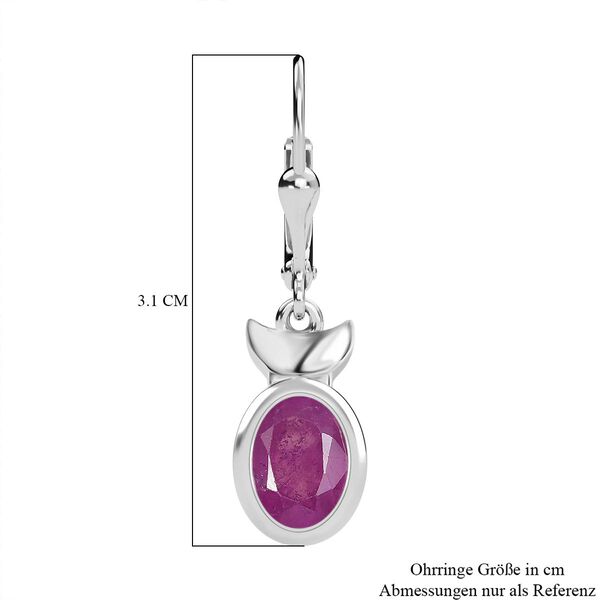 D'Joy Ilakaka Rosa Saphir Ohrringe - 4 ct. image number 6