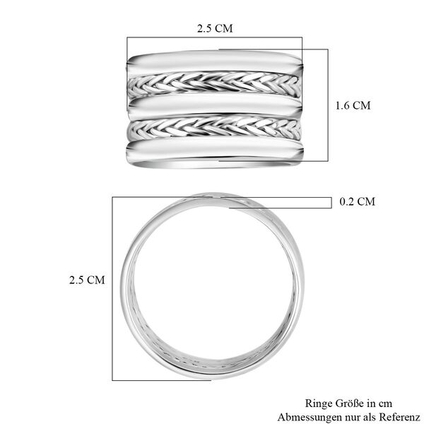 Royal Bali Kollektion- Ring im Stacking-Stil in 925 Silber image number 5